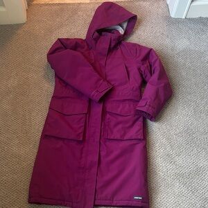 Lands' End Vibrant Purple Coat